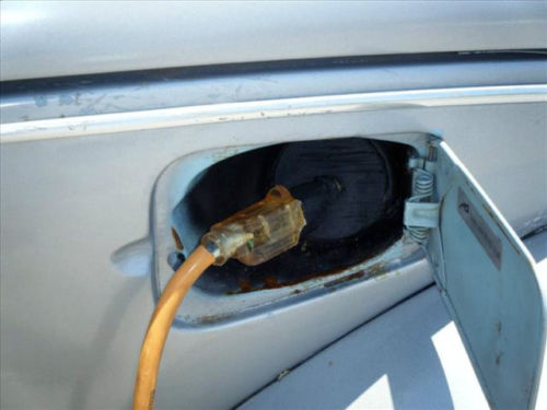 Electric VW Bug plug